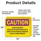 Signmission Radiation & Laser Sign, 10 in H x 14 in W, Vinyl Decal, Rectangle OS-2PACK-CR-D-1014-L-10143 - alternate 4